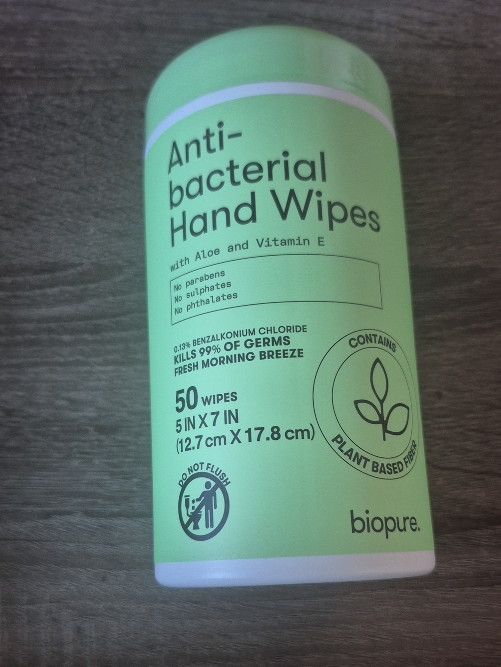 Anti-Bacterial Hand Wipes — Fresh Morning Breeze (Green) Packs Of 4